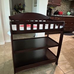 TODAY’S SPECIAL!!! $55.00: Delta Children Infant Changing Table with Pad, Espresso Cherry