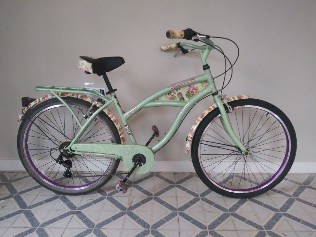 Womens Ladies Jimmy Buffet Margaritaville Comfort Bike Beach Cruiser
