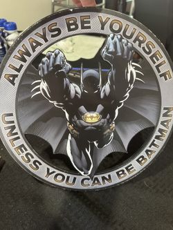 Superhero signs and decor