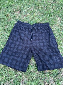 Amiri black shorts