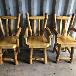 Wood Chairs ( Qty Of 4 )