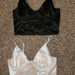Cropped Corset Tops Small 