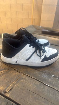 Air Jordan Low-Top Sneakers Black and White