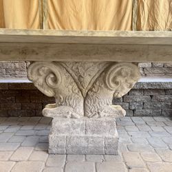 Table Base And Stone Table Top