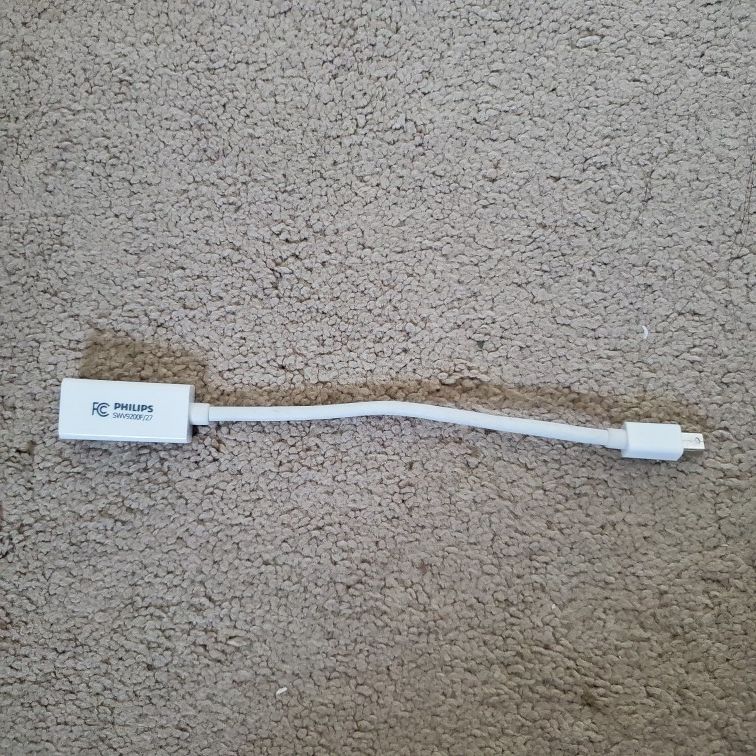 Philips Mini Displayport to HDMI Adapter in White, SWV9200F/37