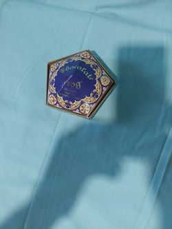 Vintage chocolate frog box with card