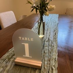 Table Numbers
