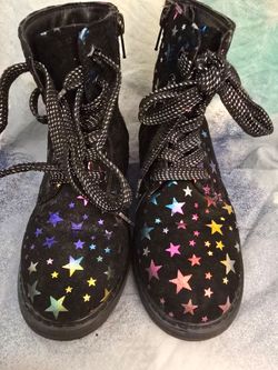 Tom Tailor Kids Combat Boots Multi Color Stars
