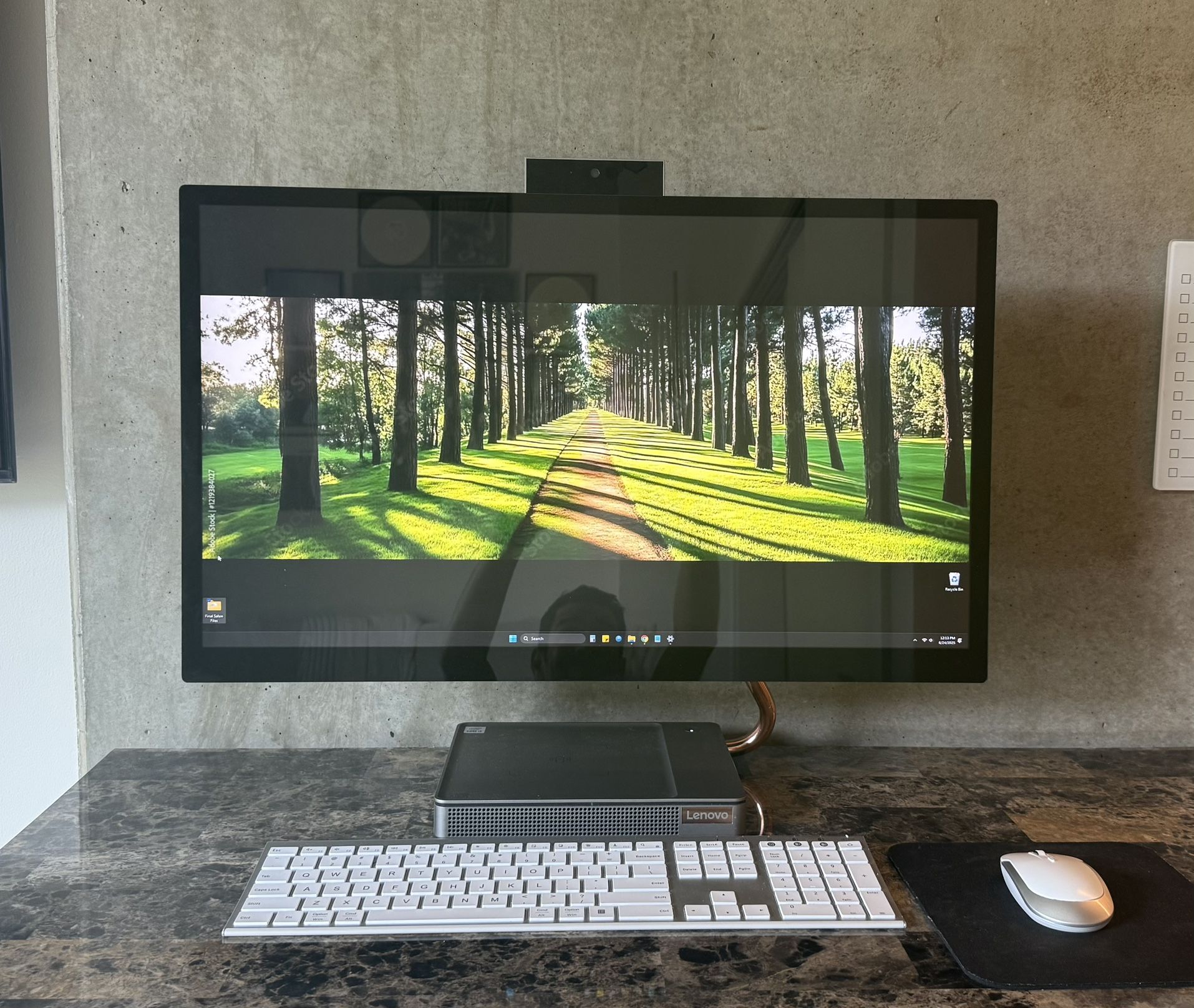 Lenovo - IdeaCentre 27 Inch Touch-Screen All-In-One Desktop PC
