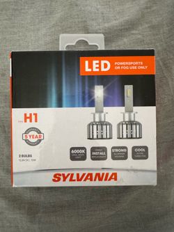 New Sylvania H1 LED Headlight Bulbs H1SL.BX2