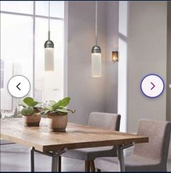 2 - Light Single Cylinder LED Pendant