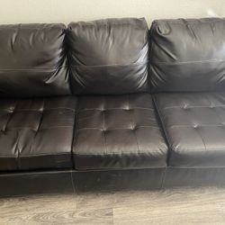 Leather Couch And Loveseat 