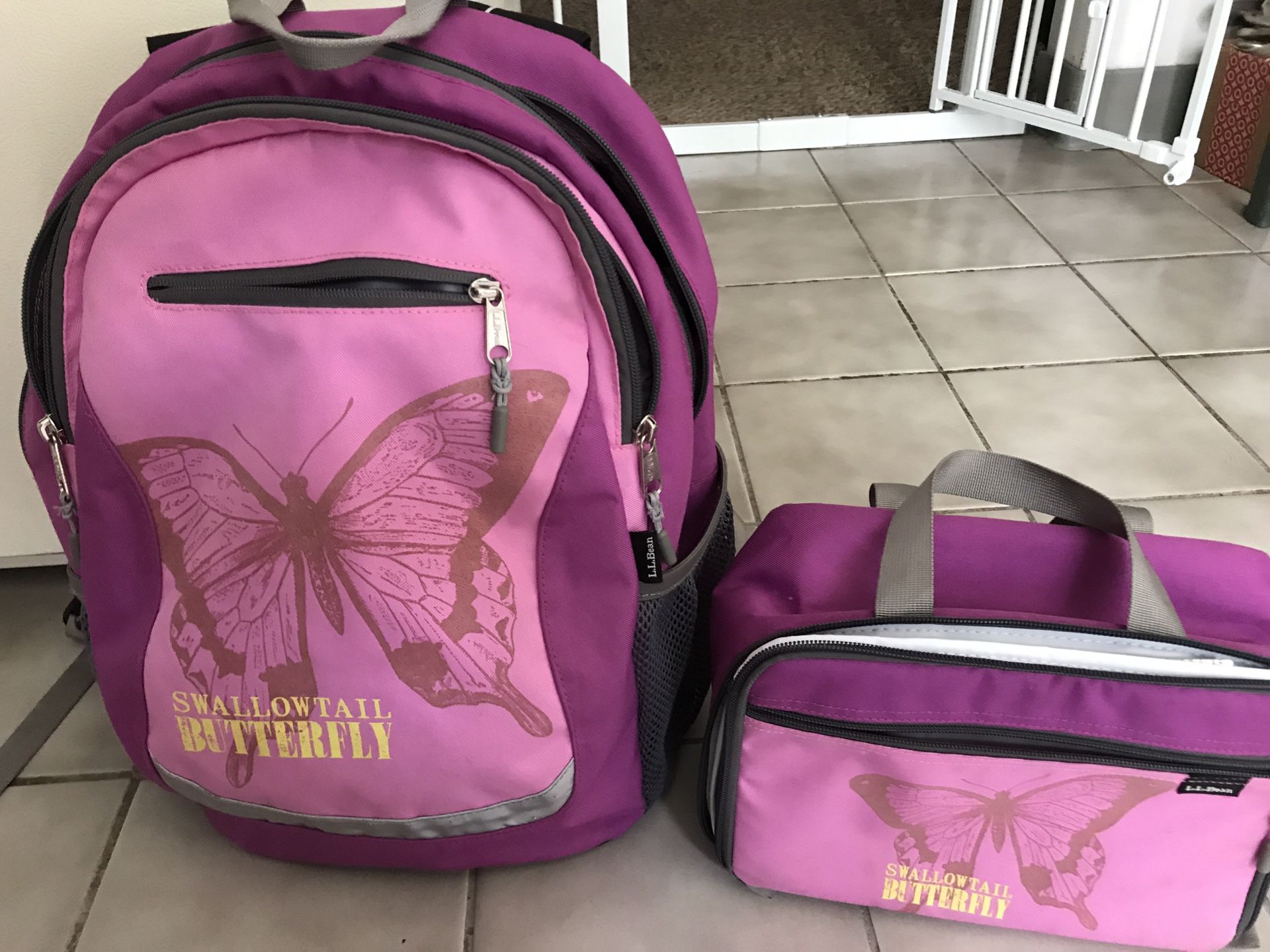 Girls backpack / lunch box