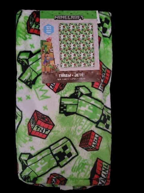 Minecraft Toddler Throw 46x60in