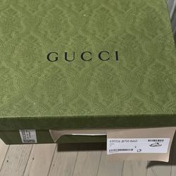 Men Sz 9 Gucci Web Slides