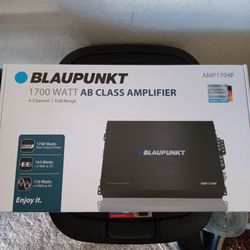 Blaupunkt 1700 Watt 4 Channel Amplifier Brand New In The Box