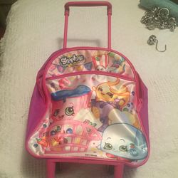 Shopkins rolling backpack