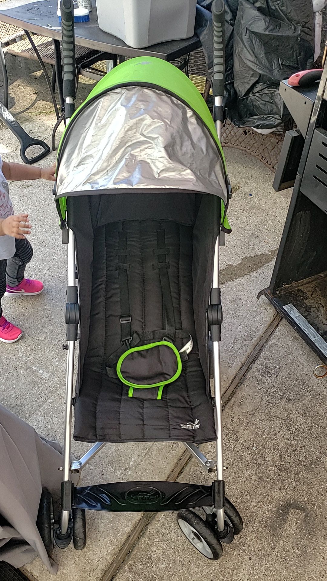 Summer 3D light baby stroller/ablo espanol