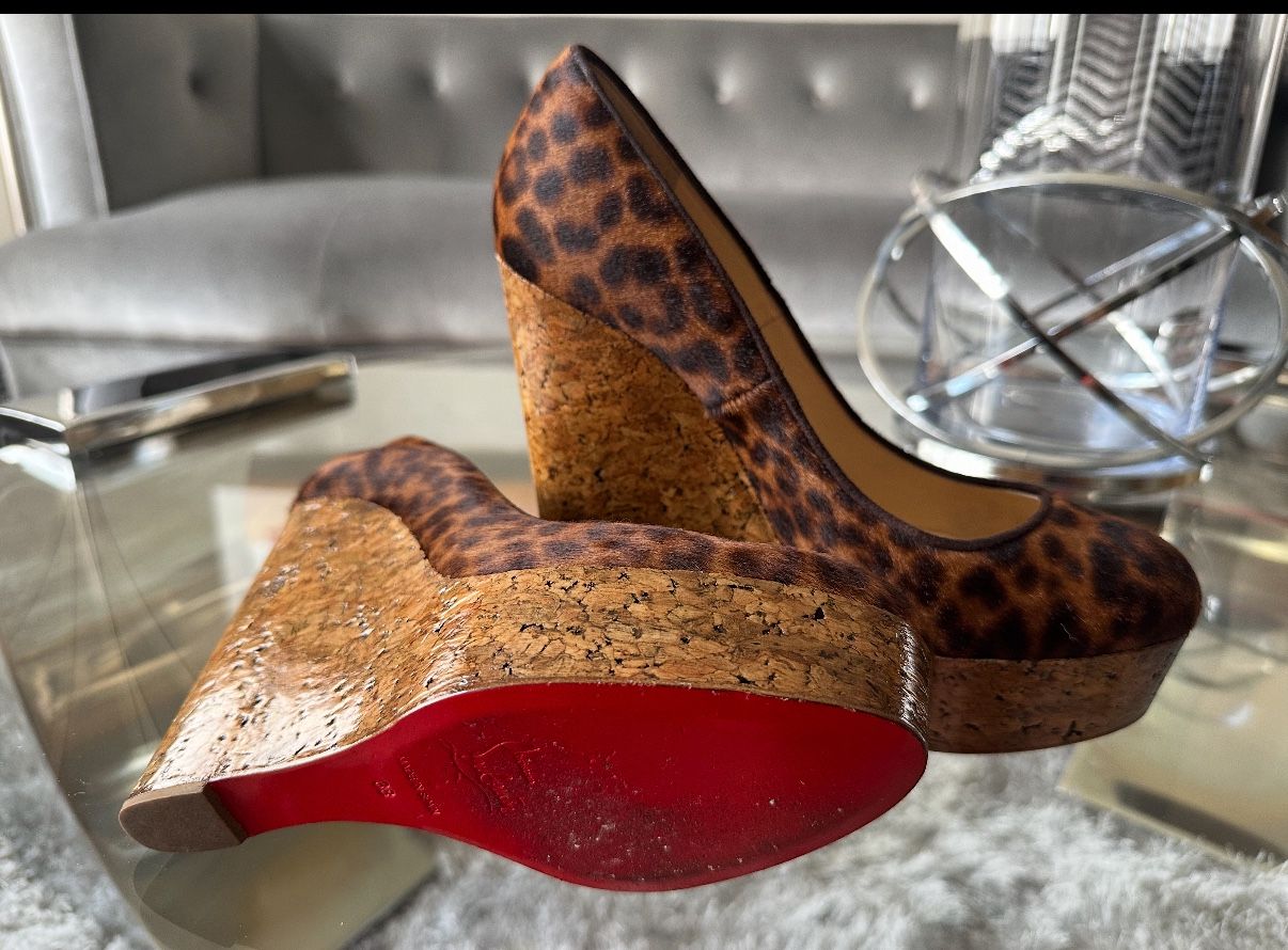 Christian Louboutin wedges 