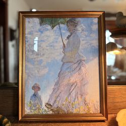 Beautiful Whimsical/ Victorian Artwork In Frame 