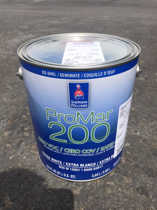 3 gallons sherwin Williams zero voc paint for Sale in