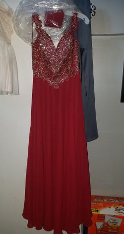 Maroon elegant dress