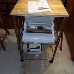Free Binding Machine With Many Extras Cart Included