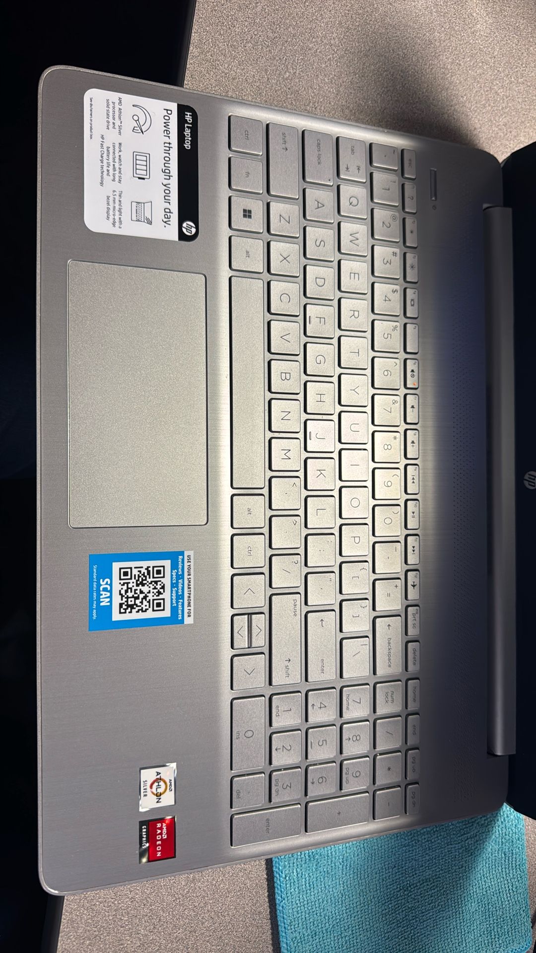 HP 15-ef1081nr Laptop Renewed - 15.6" HD, AMD Athlon Silver, 4GB RAM, 256GB SSD, Windows 10