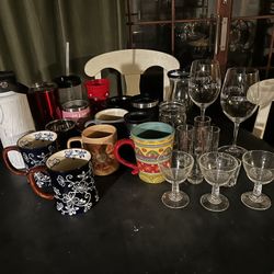 Various Cups And Glasses