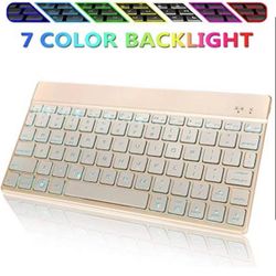 F3S/F3 Wireless Bluetooth 3.0 Keypad Ultra Slim Aluminium LED Backlight Keyboard suit Android IOS Windows for iPad Tablet PC