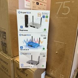 SUPERBOX S6PRO S6MAX S6ULTRA SUPERBOX SUPREME WHOLE SALE PRICE VARYS 