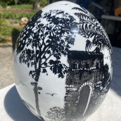 7.5x7.5x8.5ʺ(H) Vintage Large Scale Decorative Egg - Compare @ $165