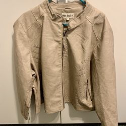 leather coat 3x $25