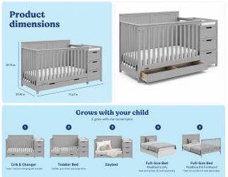 Baby crib / toddler bed