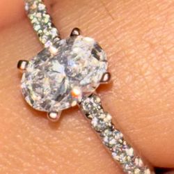 10 Carat Lab Grown Diamond Ring