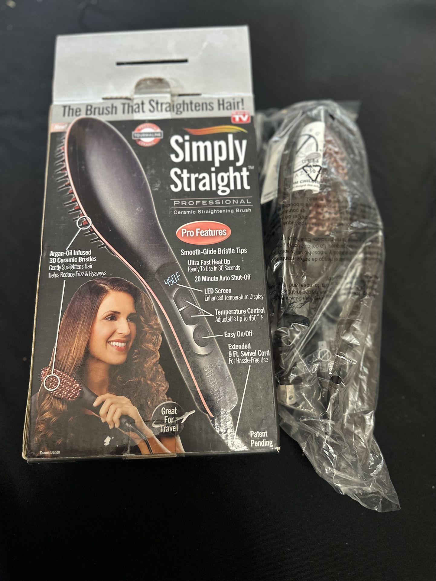Straightening brush