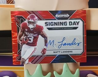 Matt Landers /5 Autographed Rookie Card 3/5