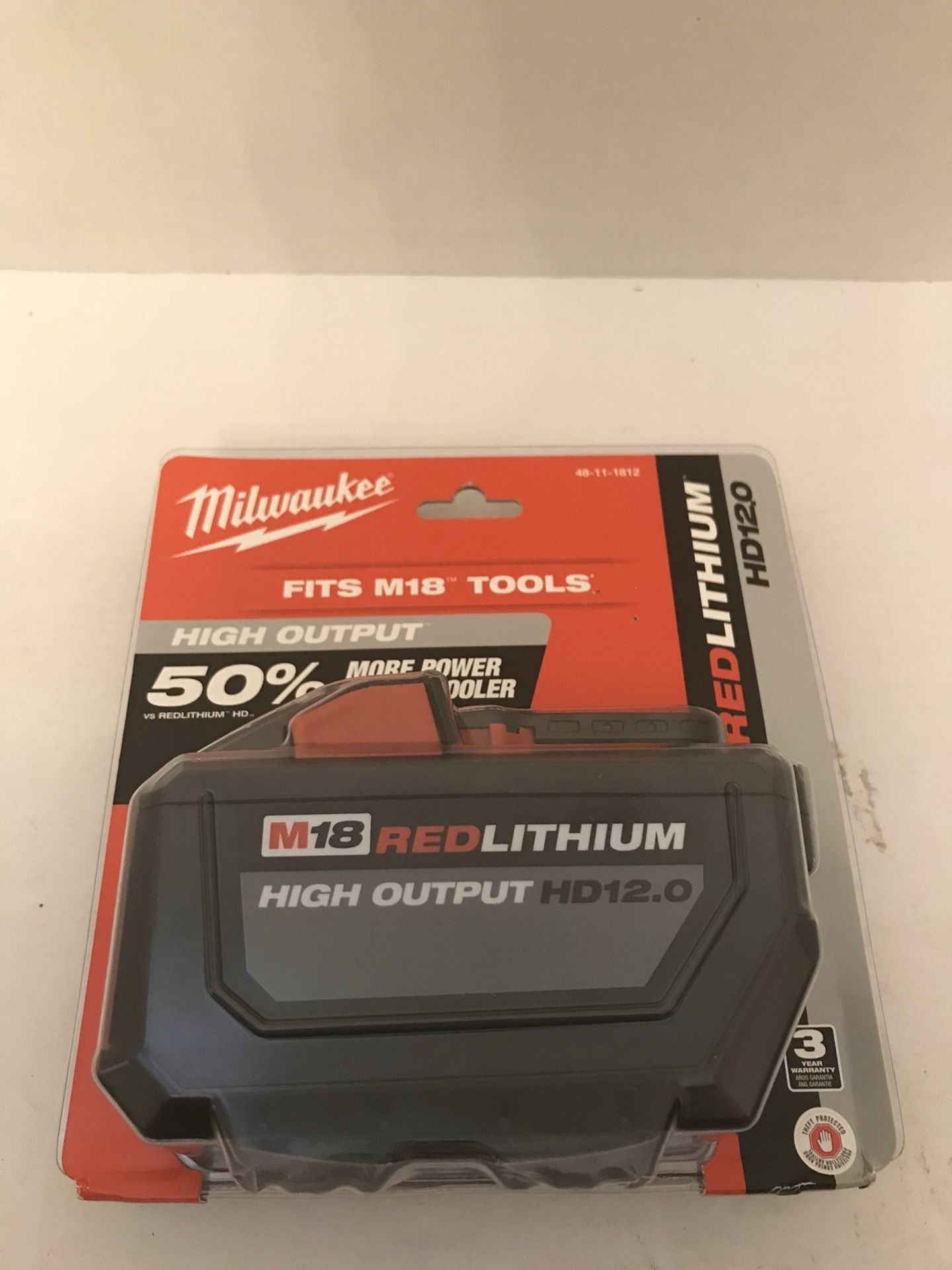 Milwaukee m18 High Output 12.0ah battery