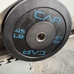 CAP 45lb Bumper Playes - Pair (90lb Total)