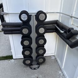 Hampton Fitness Dumbell Set 10, 15, 20, 25, 30