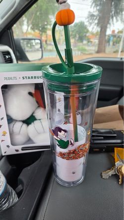 Starbucks snoopy iced coffee cup