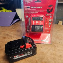 MILWAUKEE M18 18V TOP-OFF WITH 6.0 HIGHOUTPUT ORIGINAL BATTERY