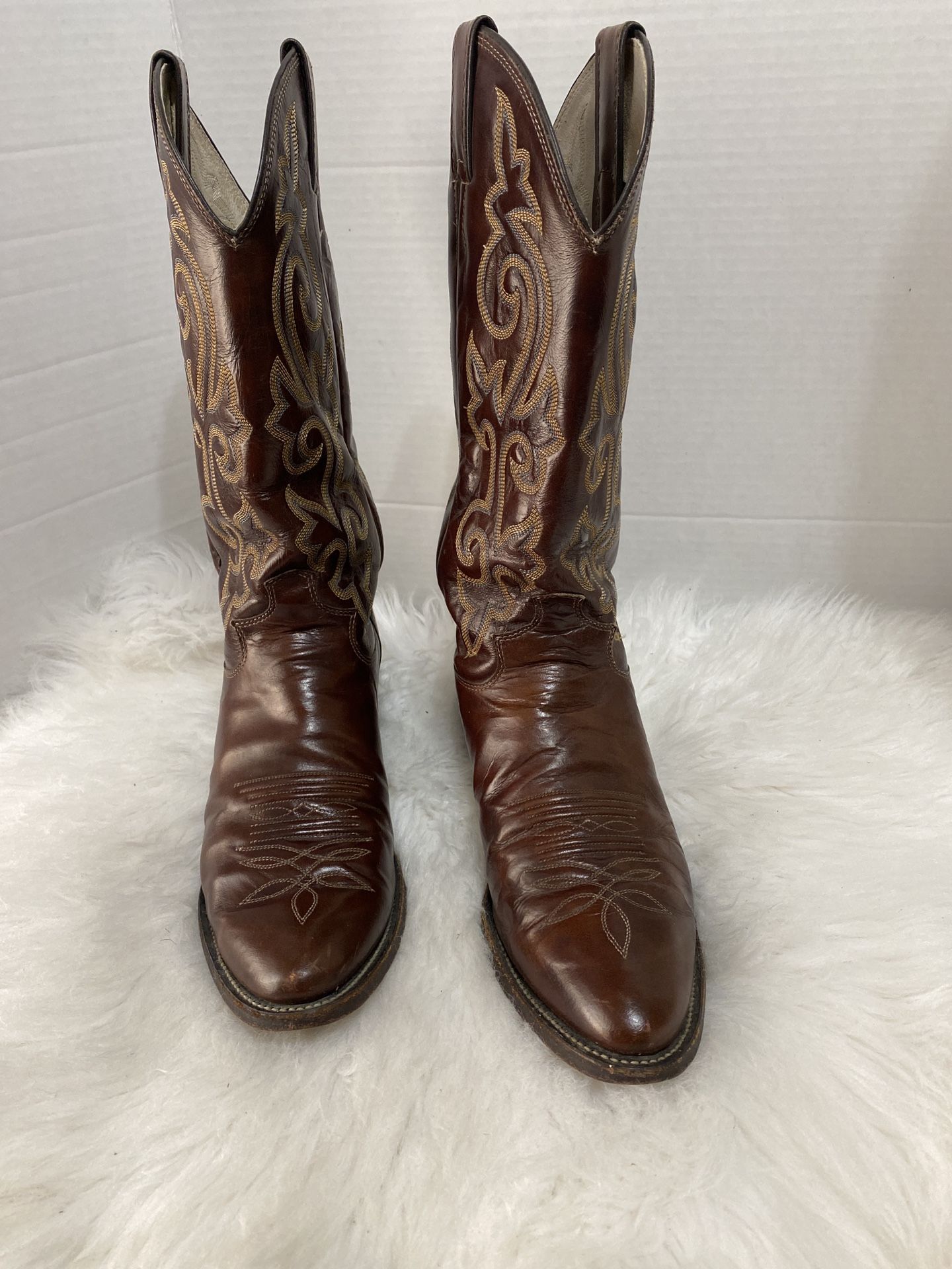 Justin Western Cowgirl riding Boots Size 9.5 D Style 1487 