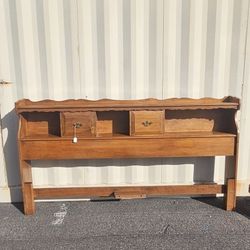 Wood King Headboard 