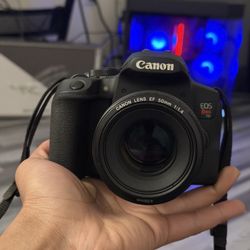 Canon EOS Rebel T8i + 50mm f/1.4 USM 