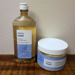 Sage And Cedarwood Body Wash Body Scrub