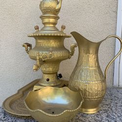 Rare Vintage Persian Samavar Set