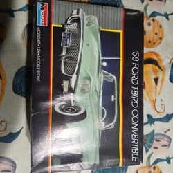 Monogram 1958 Ford Thunderbird Convertible Toy Model Kit