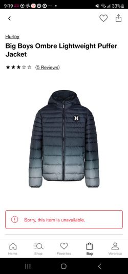 Hurley Big Boy Jacket Like New Worn Once