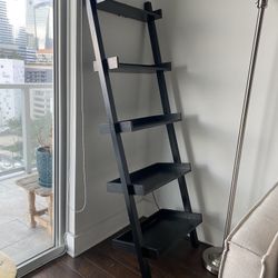 Black Wood Shelf 